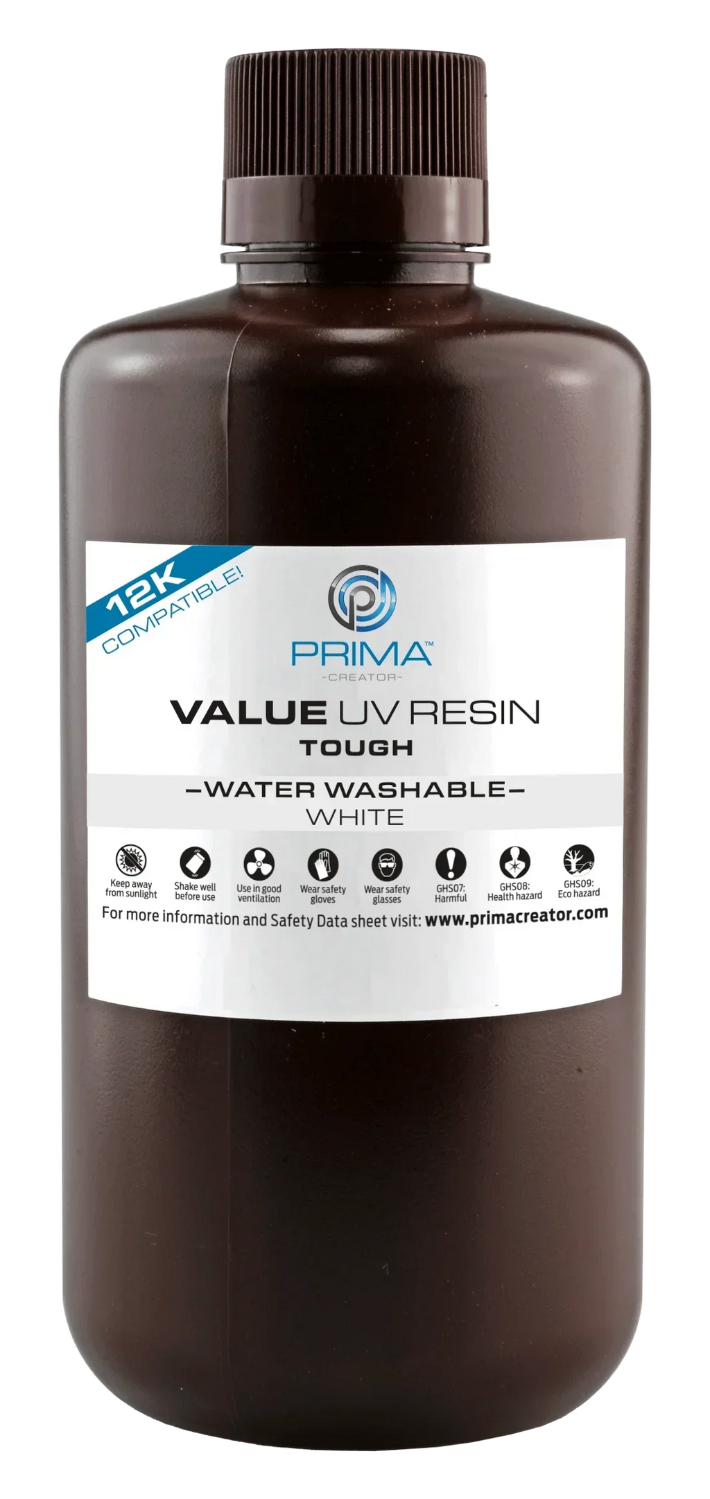 PrimaCreator Value Tough (ABS Like) Water Washable UV Resin - 1L