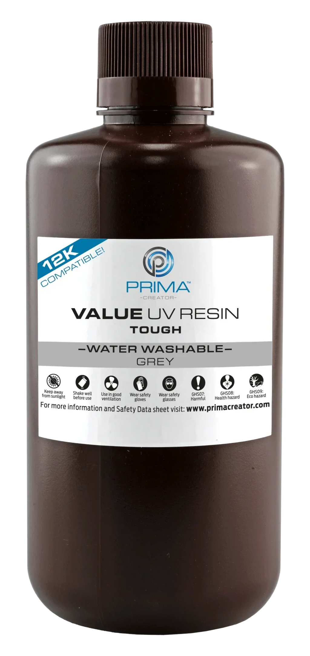 PrimaCreator Value Tough (ABS Like) Water Washable UV Resin - 1L