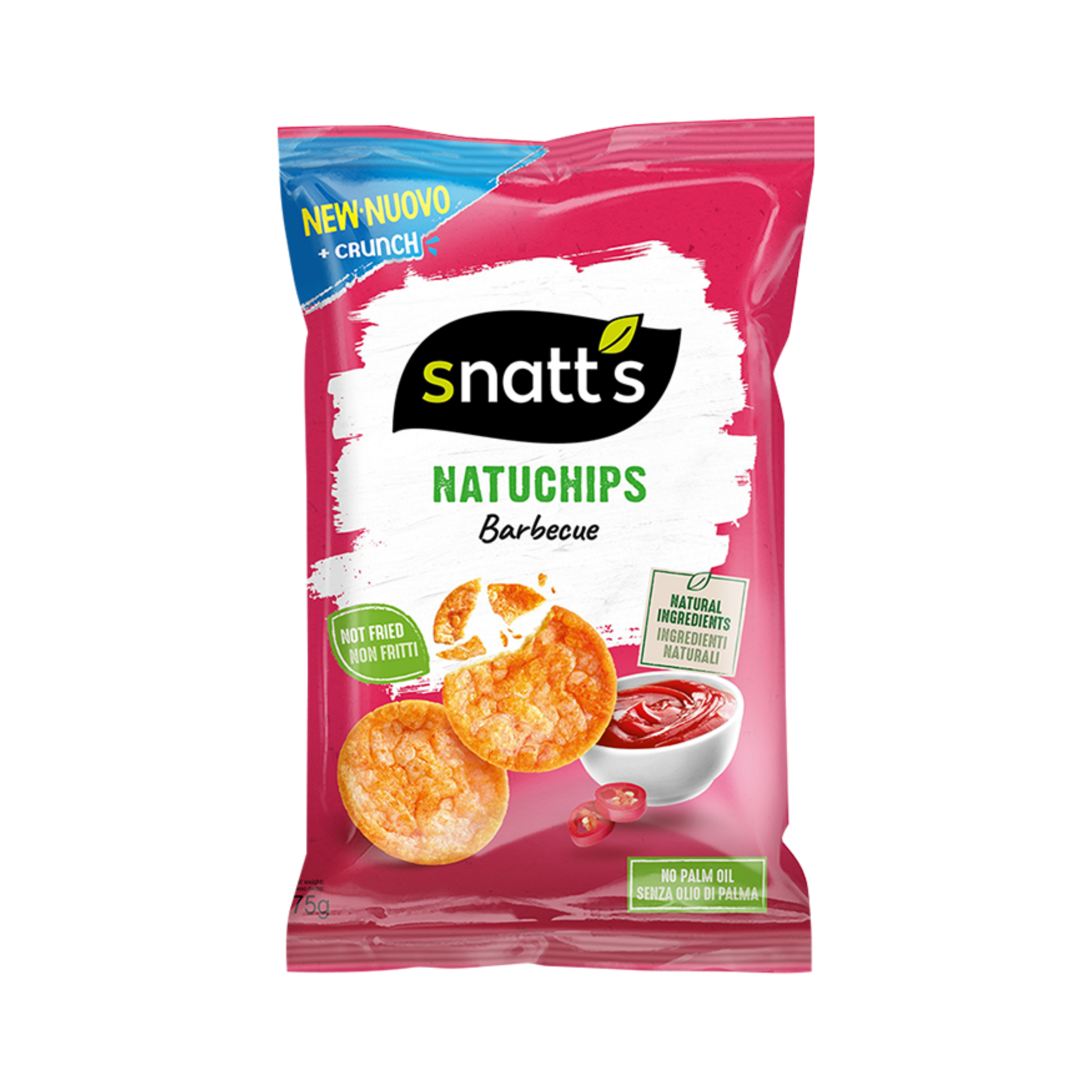 Natuchips gusto barbecue da 23gr - Confezione da 45 pezzi