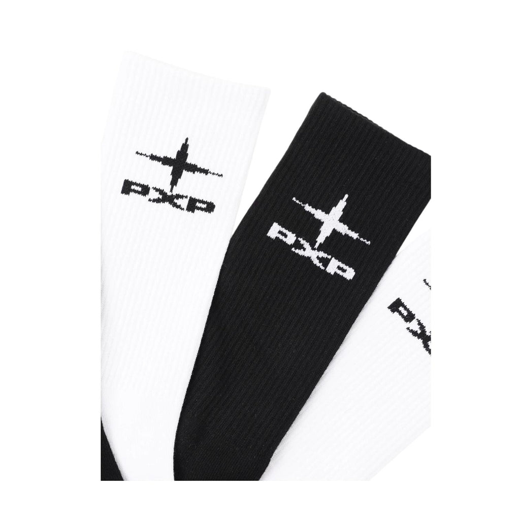 Project X Paris Calze Essentials CH25002 BKW Bianco Nero