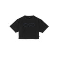Propaganda T-shirt Crop da donna Logo Studs 26SSPRTS808 nera