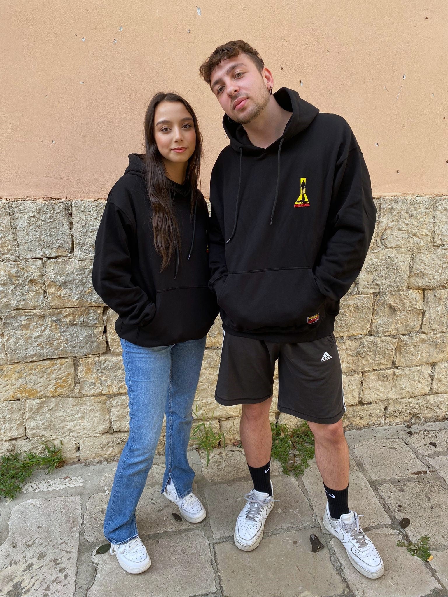 Propaganda Felpa Cappuccio Nightmare 273-01 Nero – Hoodie Unisex Streetwear