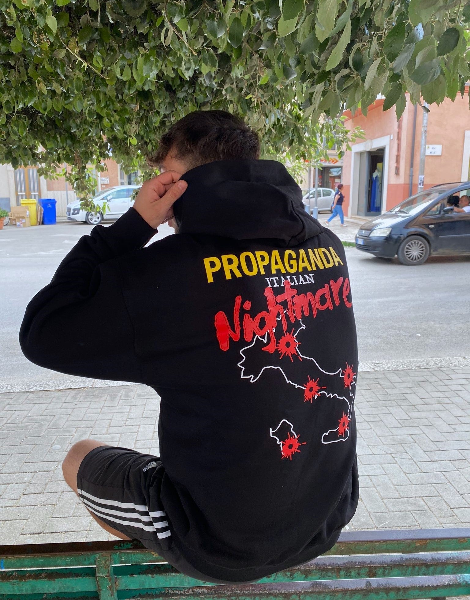 Propaganda Felpa Cappuccio Nightmare 273-01 Nero – Hoodie Unisex Streetwear