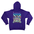 Propaganda felpa con cappuccio Rainbow 203-35 viola