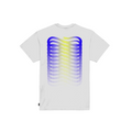Propaganda T-shirt Manica Corta Uomo Ribs Gradient Bianca - 874-02