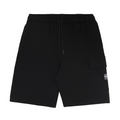 Propaganda Label Sweatshort Pantaloncino Cargo Uomo Nero - 650-01