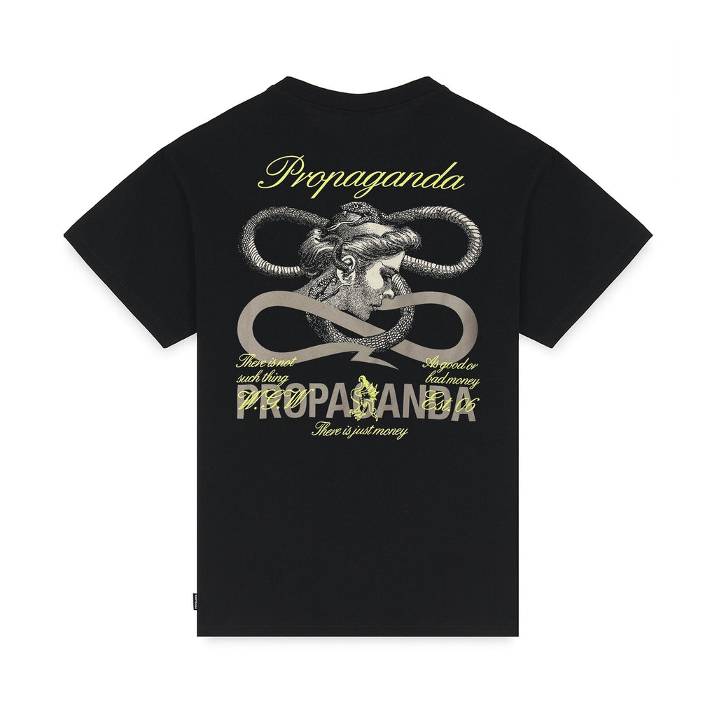 Propaganda Whisper T-Shirt Uomo Nera 26SSPRTS698 - Made in Italy
