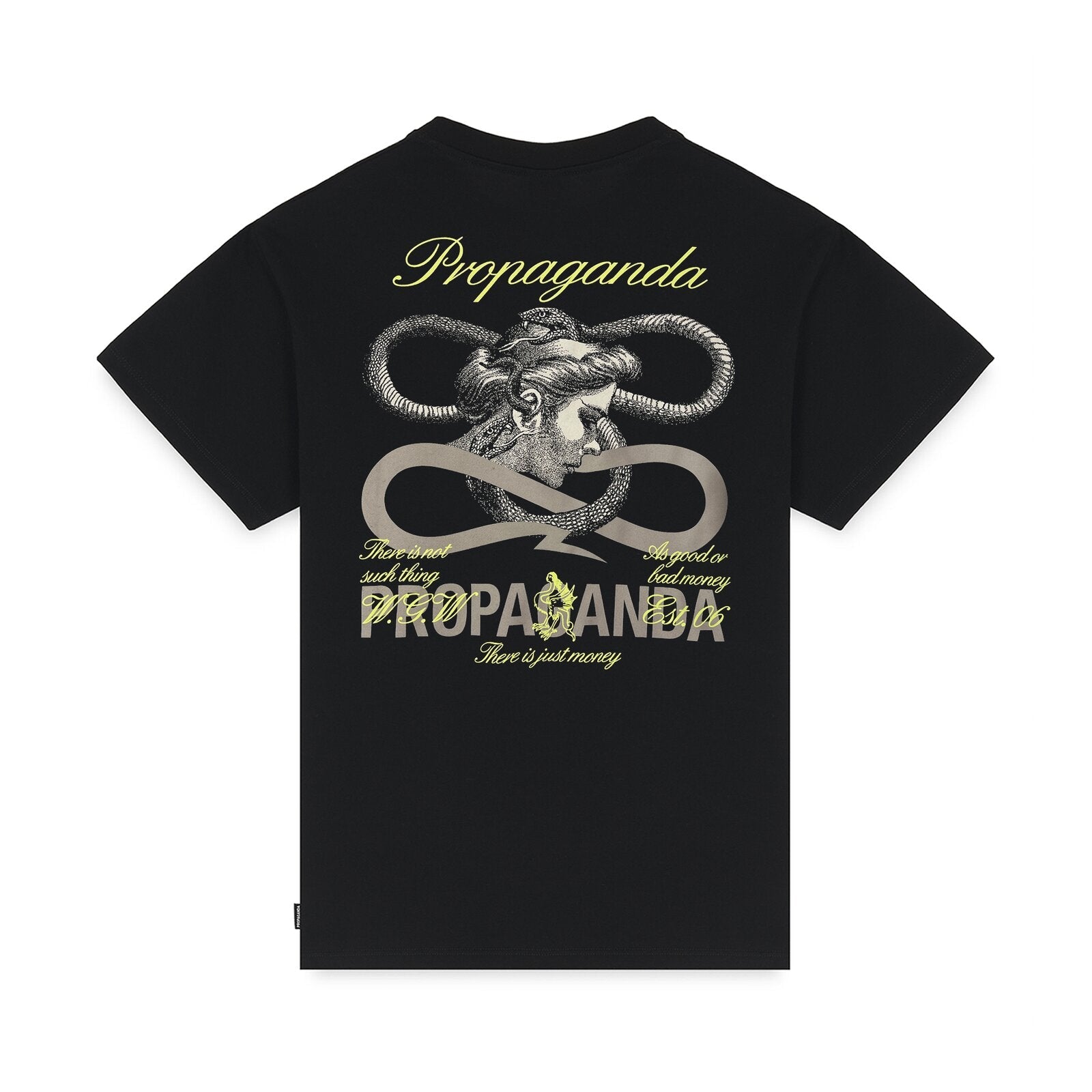 Propaganda Whisper T-Shirt Uomo Nera 26SSPRTS698 - Made in Italy