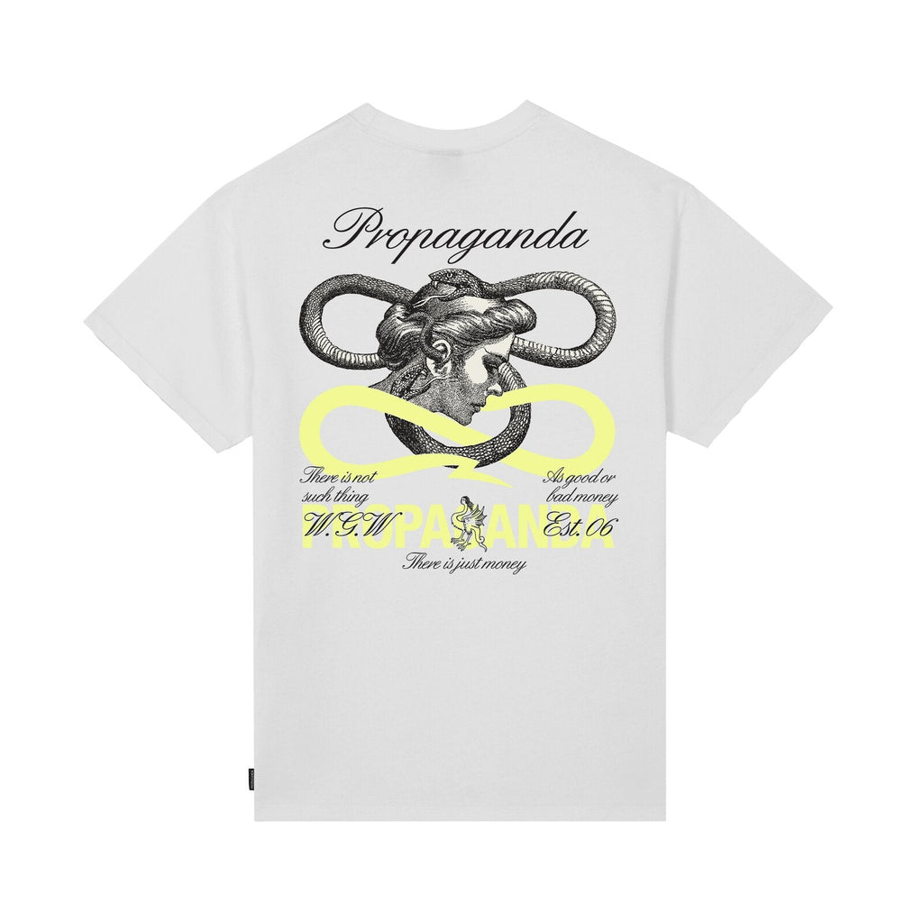 Propaganda t-shirt da uomo Whisper 26SSPRTS699 bianca