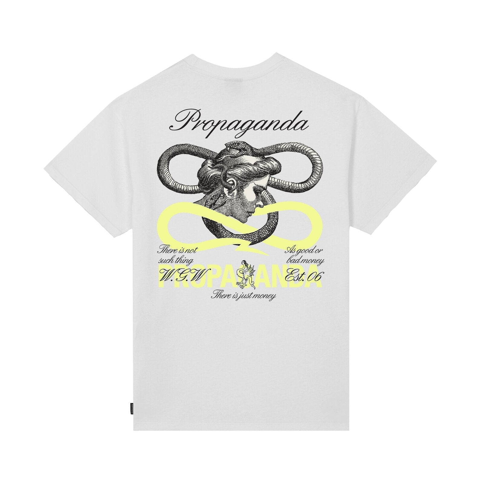 Propaganda t-shirt da uomo Whisper 26SSPRTS699 bianca
