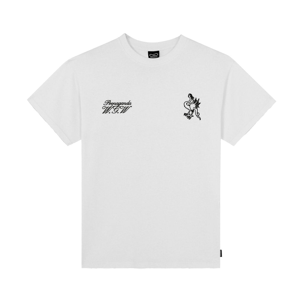 Propaganda t-shirt da uomo Whisper 26SSPRTS699 bianca
