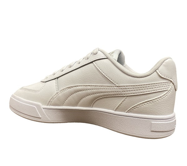 Puma Caven 380810-01 Sneakers Uomo Bianco Grigio Pelle Sintetica Low-Top
