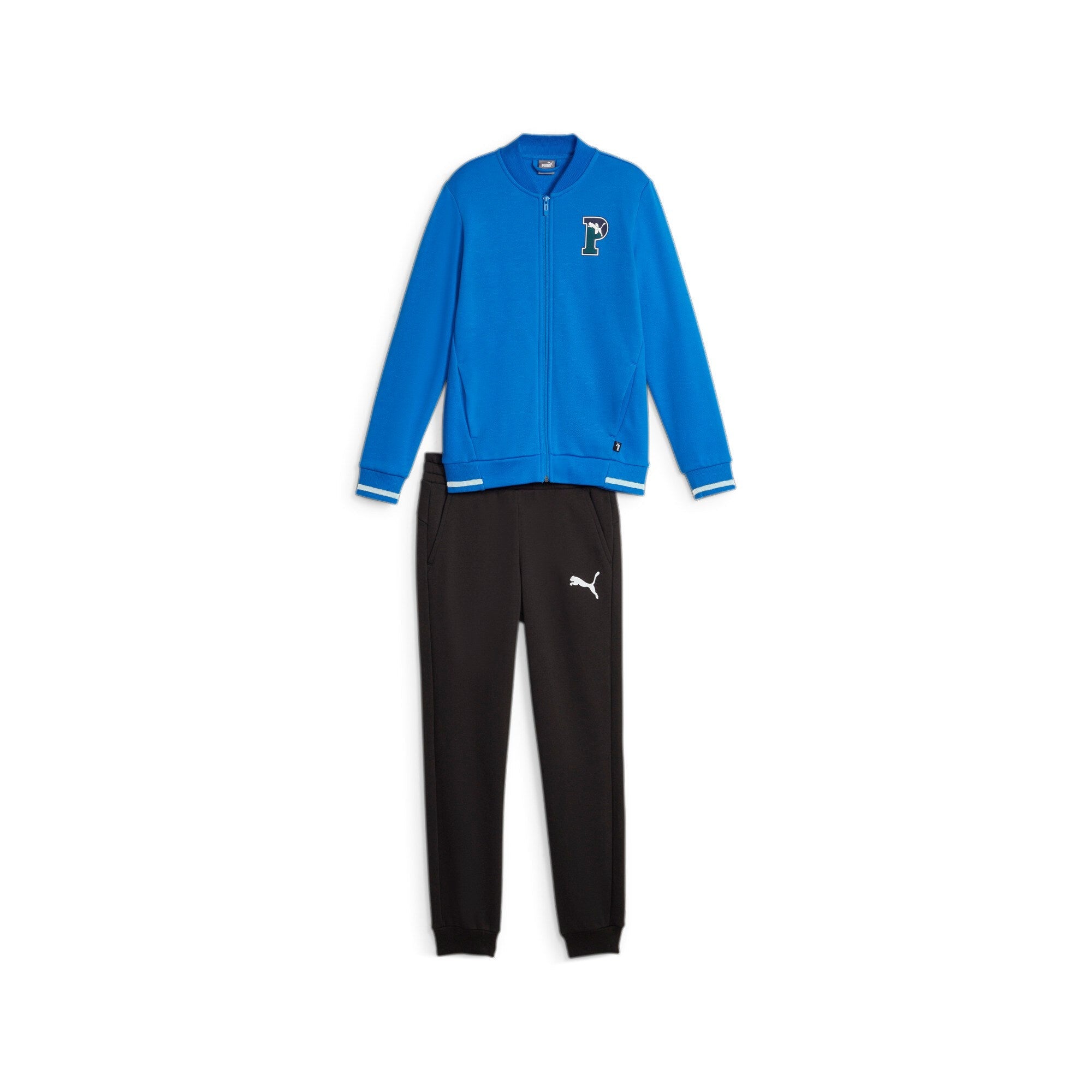 Puma Tuta in cotone da ragazzo Squad Baseball 676372-47 azzurro-nero