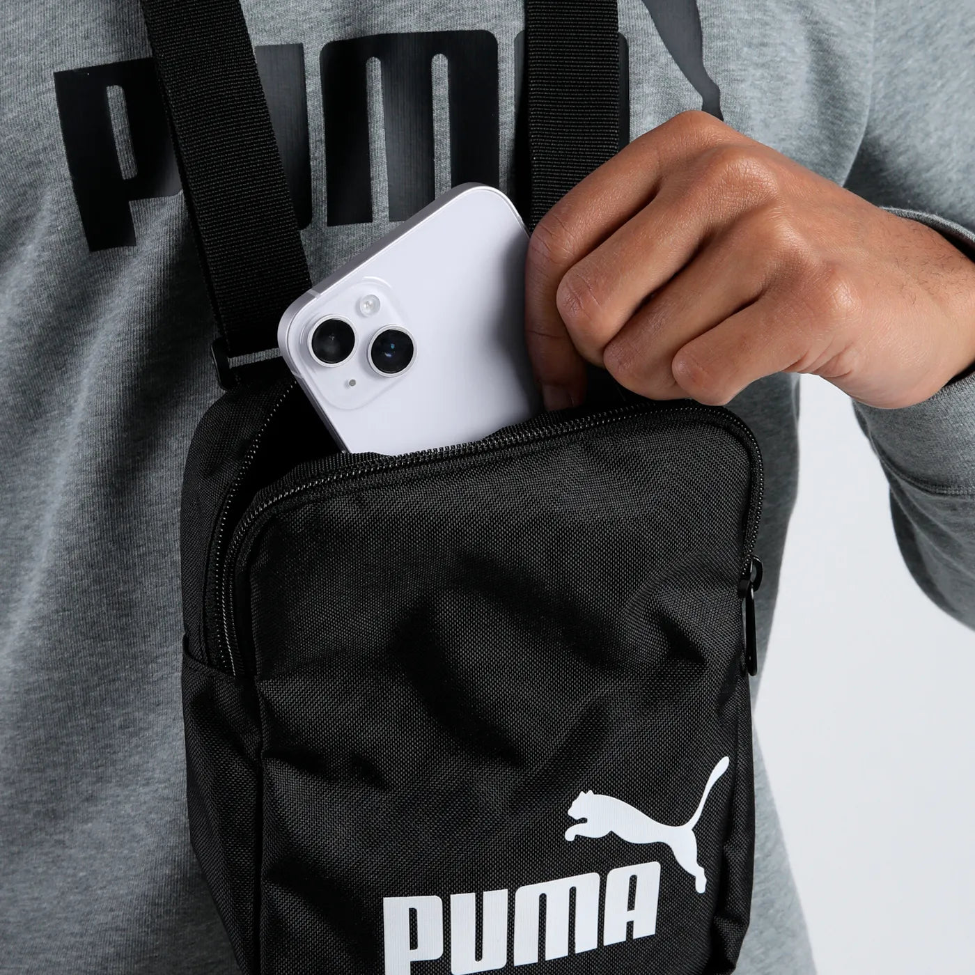 Puma marsupio sportivo da uomo Phase 091173-01 nero