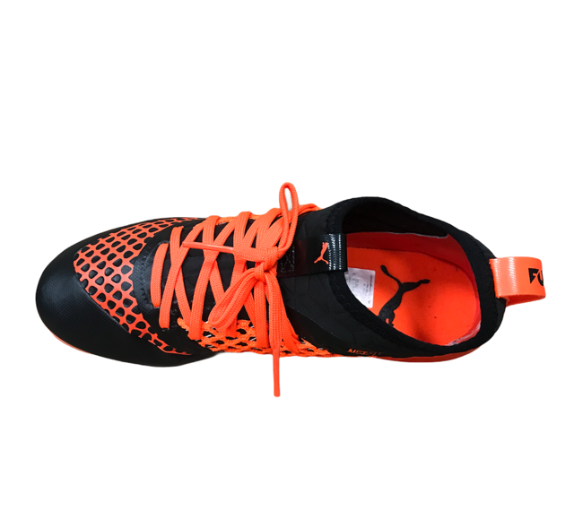 Puma Future 2.3 Netfit MG 104833-02 Scarpe Calcio Uomo Nero Arancio