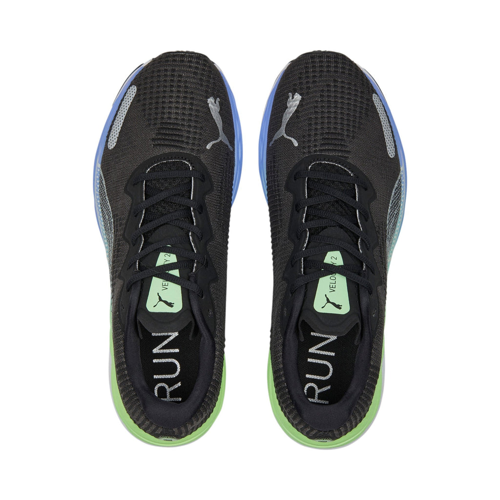 Puma Velocity Nitro Fade 378526 Scarpa Running Uomo Nero Viola