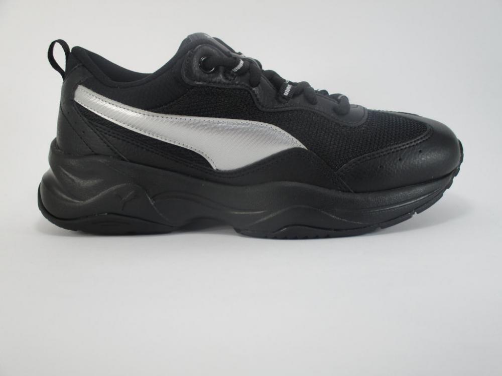Puma Cilia 369778 - Sneakers Donna Sportive Nero Argento