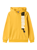 Puma felpa con cappuccio da ragazzo Logo Lab 676325-55 giallo