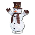 Pupazzo di neve 3d.h60 60led bianco