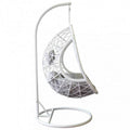 Dondolo Capraia - Wicker e Metallo Colore Bianco 195x93x122cm