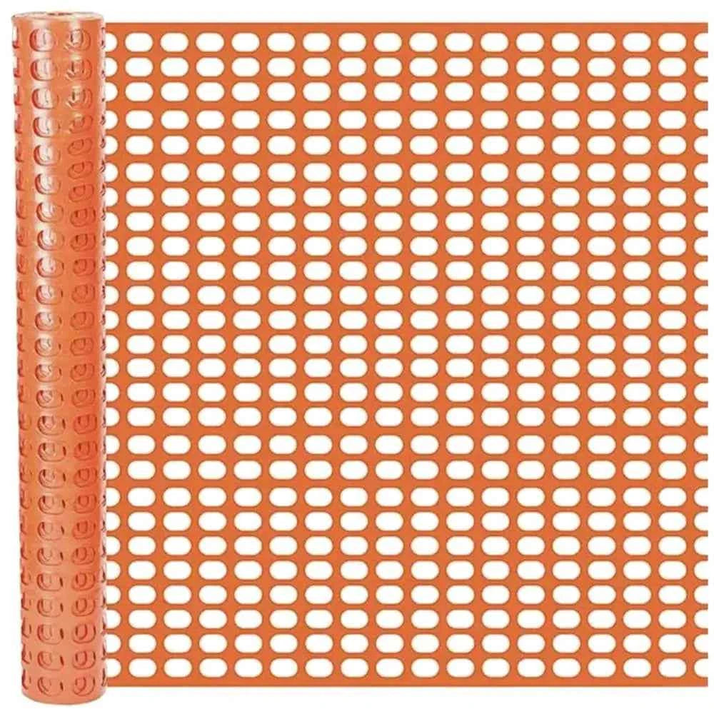 Rete cantiere arancione 140 gr/mq rotolo 120 cm x 50 m