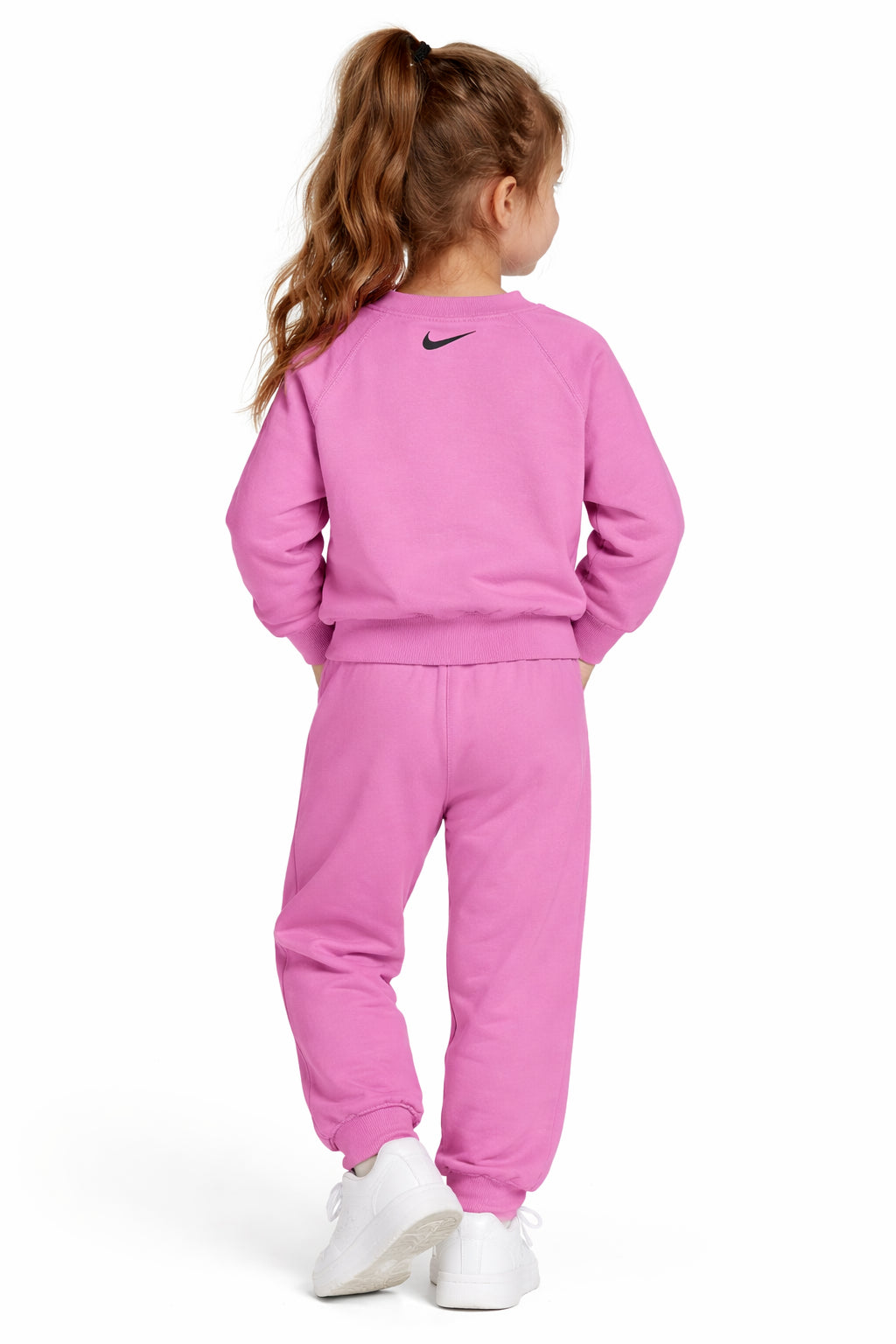 Nike Tuta Sportiva Bambina 36N632-P64 Rosa - 2/7 Anni