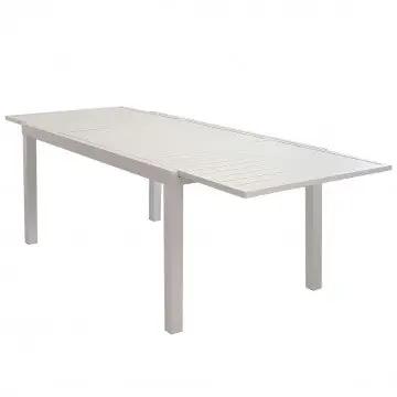 Tavolo Formentera allungabile in alluminio 160/240 X 90