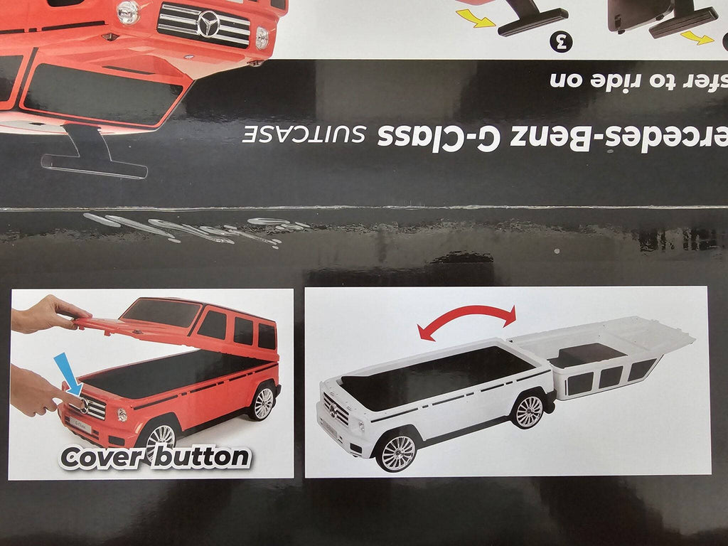 Valigia Trolley per Bambini Mercedes – Bianca