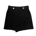Relish Shorts EZRA Vita Alta Effetto Gonna Donna Nero - RDA2507006031