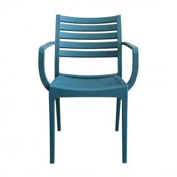 Poltrona in polipropilene impilabile Eveline - Dimensioni: 58.5x55.2x84cm