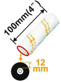 Rullo di ricambio in microfibra 10cm ingco