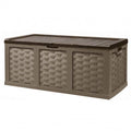 Cassapanca in stile rattan XXL