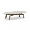 Tavolino Modulare - Medellín - Forma Ovale - Piano in HPL - 137x71x31cm