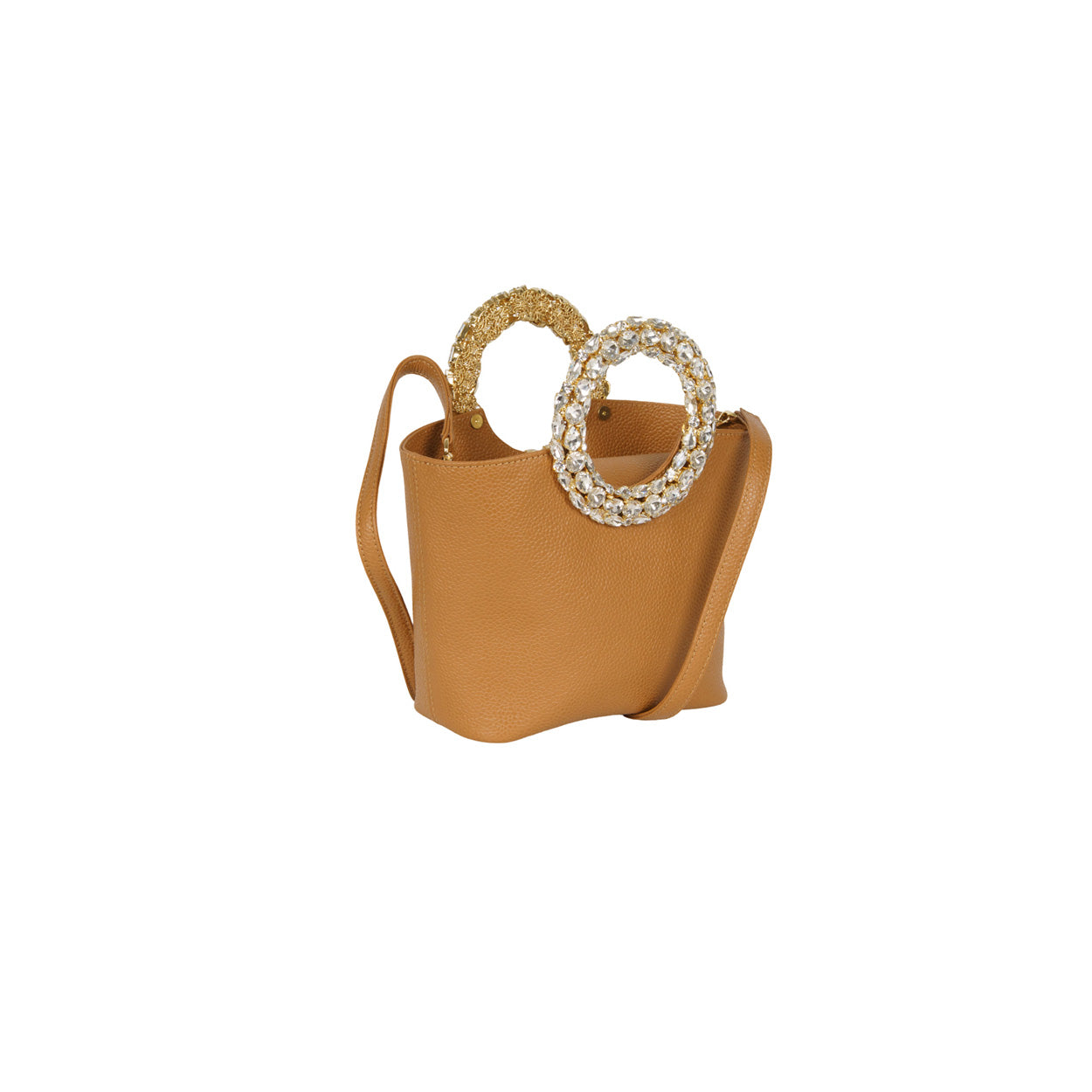 BORSA CIRCLE CUOIO