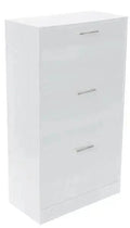 Scarpiera 3 Ante Tripla 60x29x123 Bianco Alpes