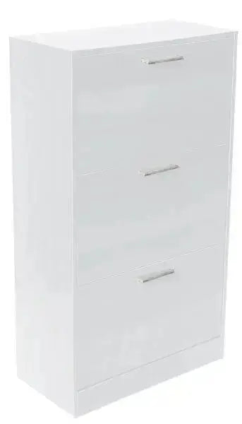 Scarpiera 3 Ante Tripla 60x29x123 Bianco Alpes