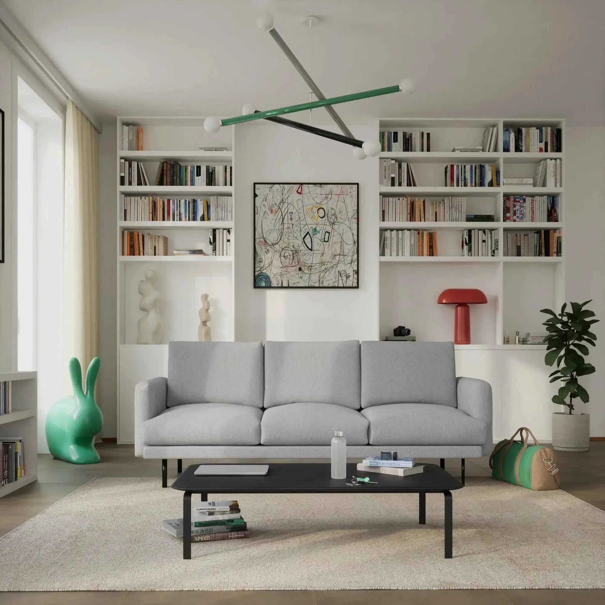 Divano 4 Posti BRERA - Grigio