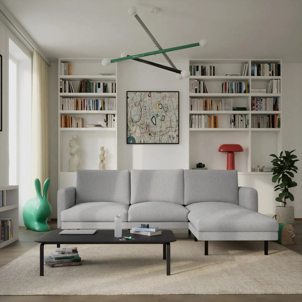 Divano Angolare 4 Posti BRERA - Grigio