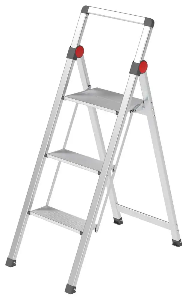 Sgabello Mini Slim in Alluminio EN14183 – Leggero e Salvaspazio