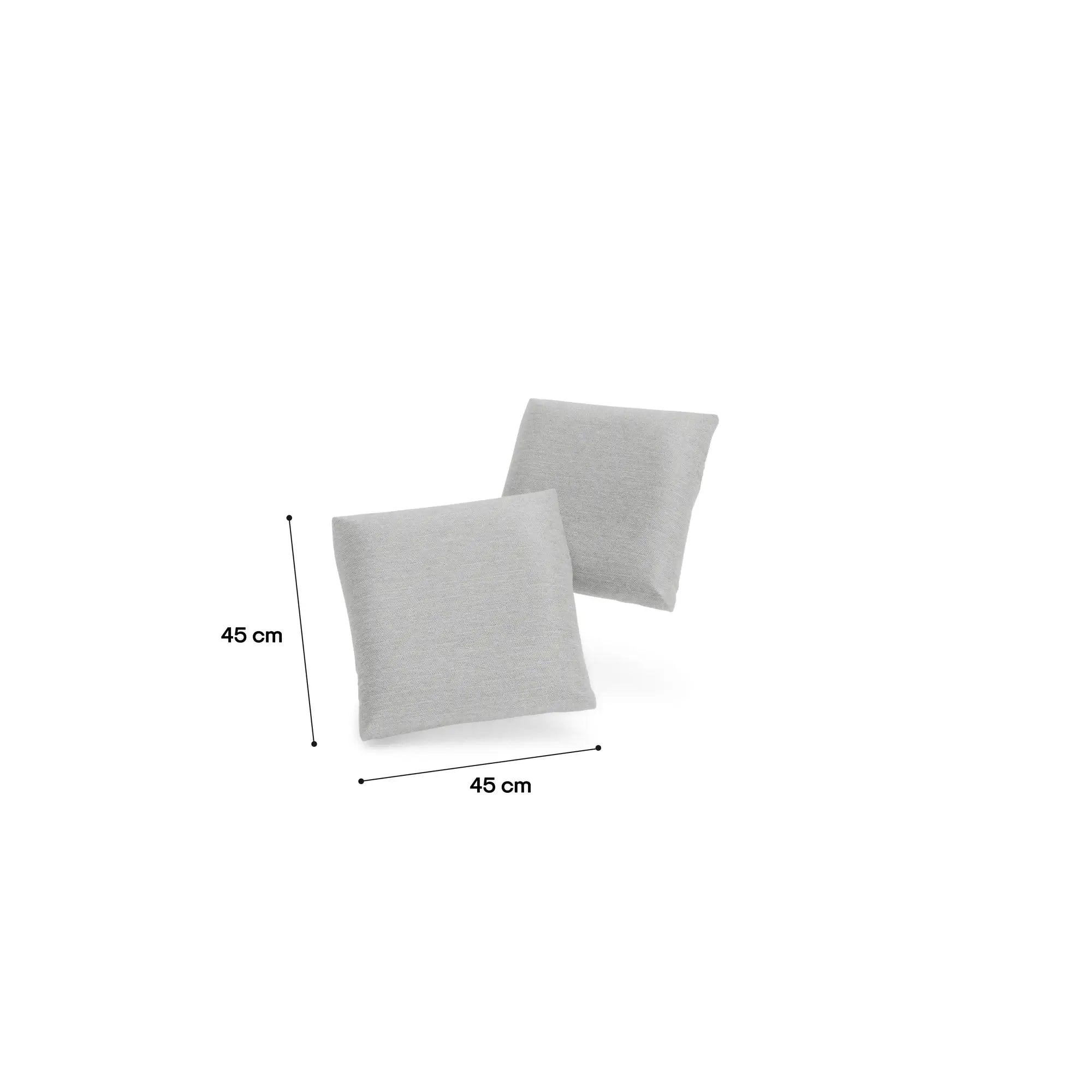 Cuscini GRACIA 45x45 cm - Grigio