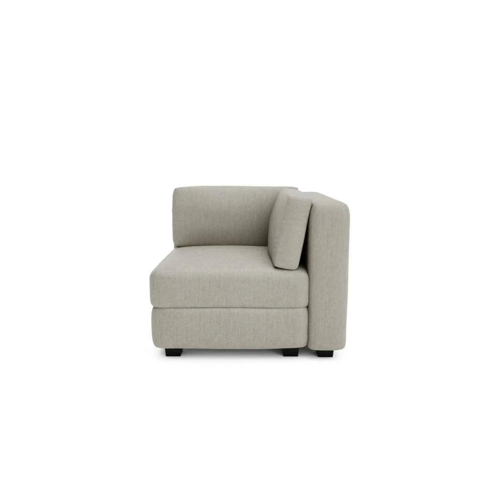 Divano Modulare GRACIA - Modulo Angolare - Beige Grigio