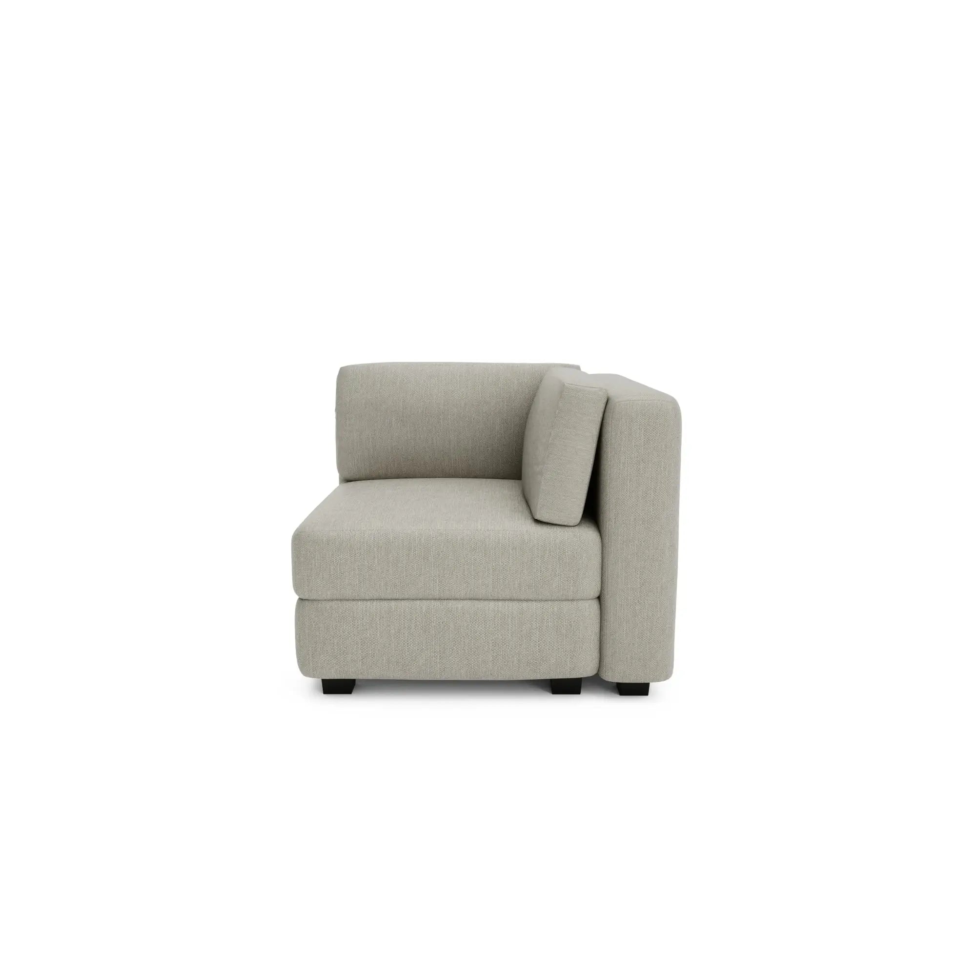 Divano Modulare GRACIA - Modulo Angolare - Beige Grigio