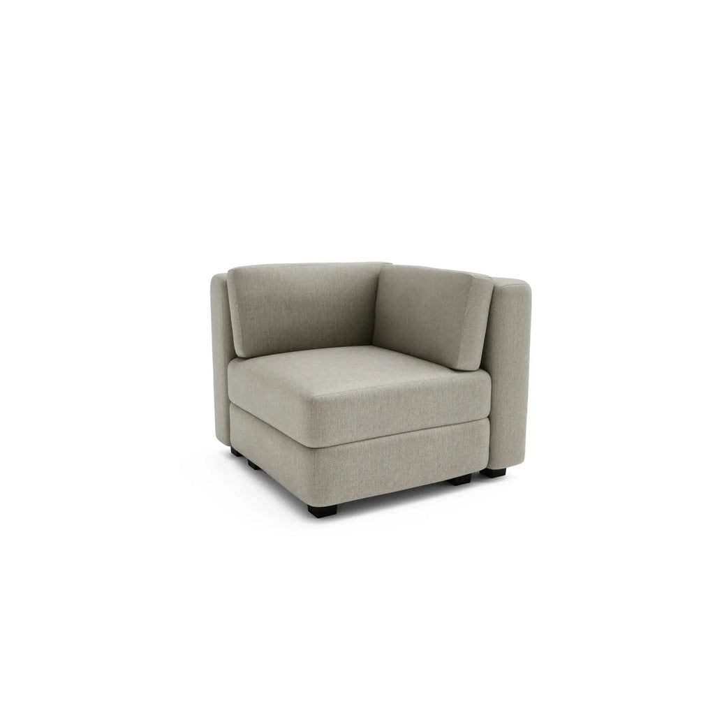 Divano Modulare GRACIA - Modulo Angolare - Beige Grigio