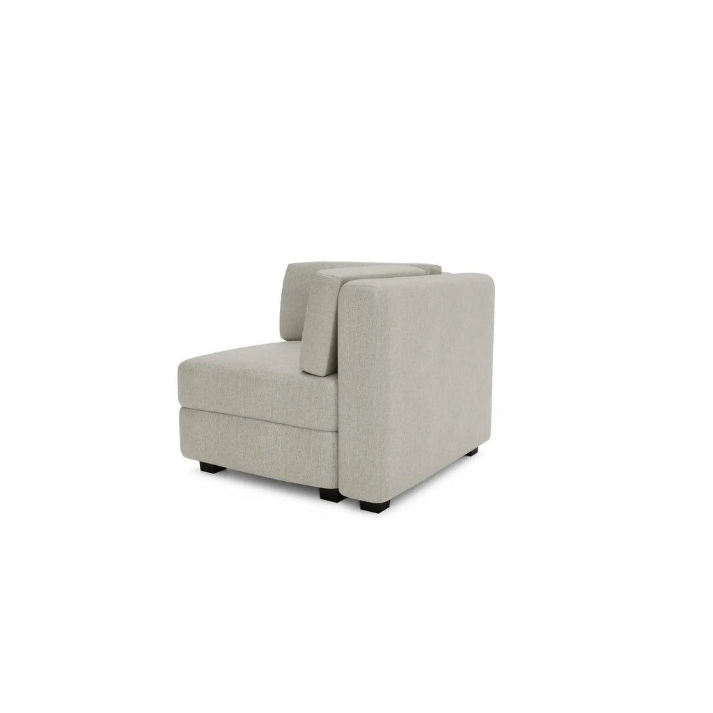 Divano Modulare GRACIA - Modulo Angolare - Beige Grigio