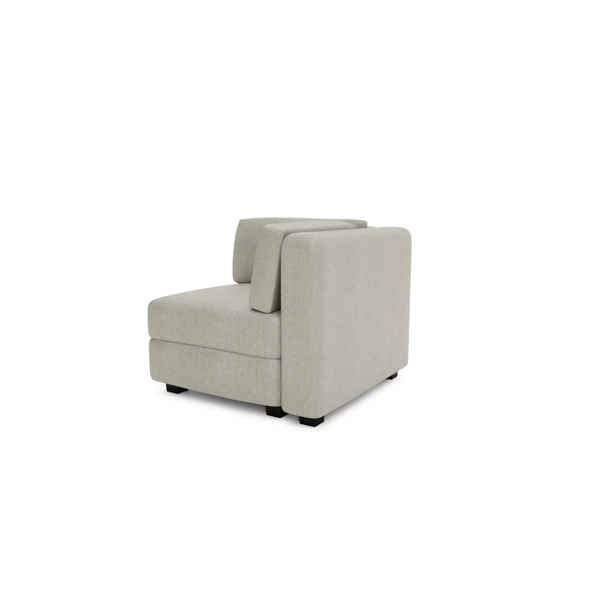 Divano Modulare GRACIA - Modulo Angolare - Beige Grigio