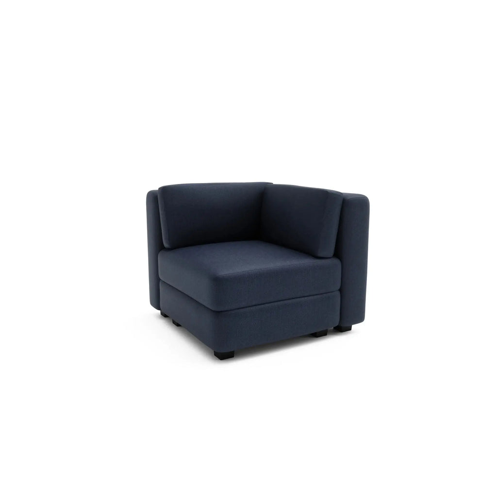Divano Modulare GRACIA - Modulo Angolo Blu Scuro