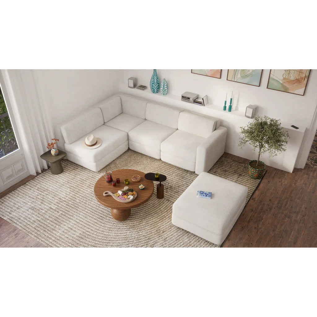 Divano Modulare GRACIA - Modulo Singolo Grande Beige Crema