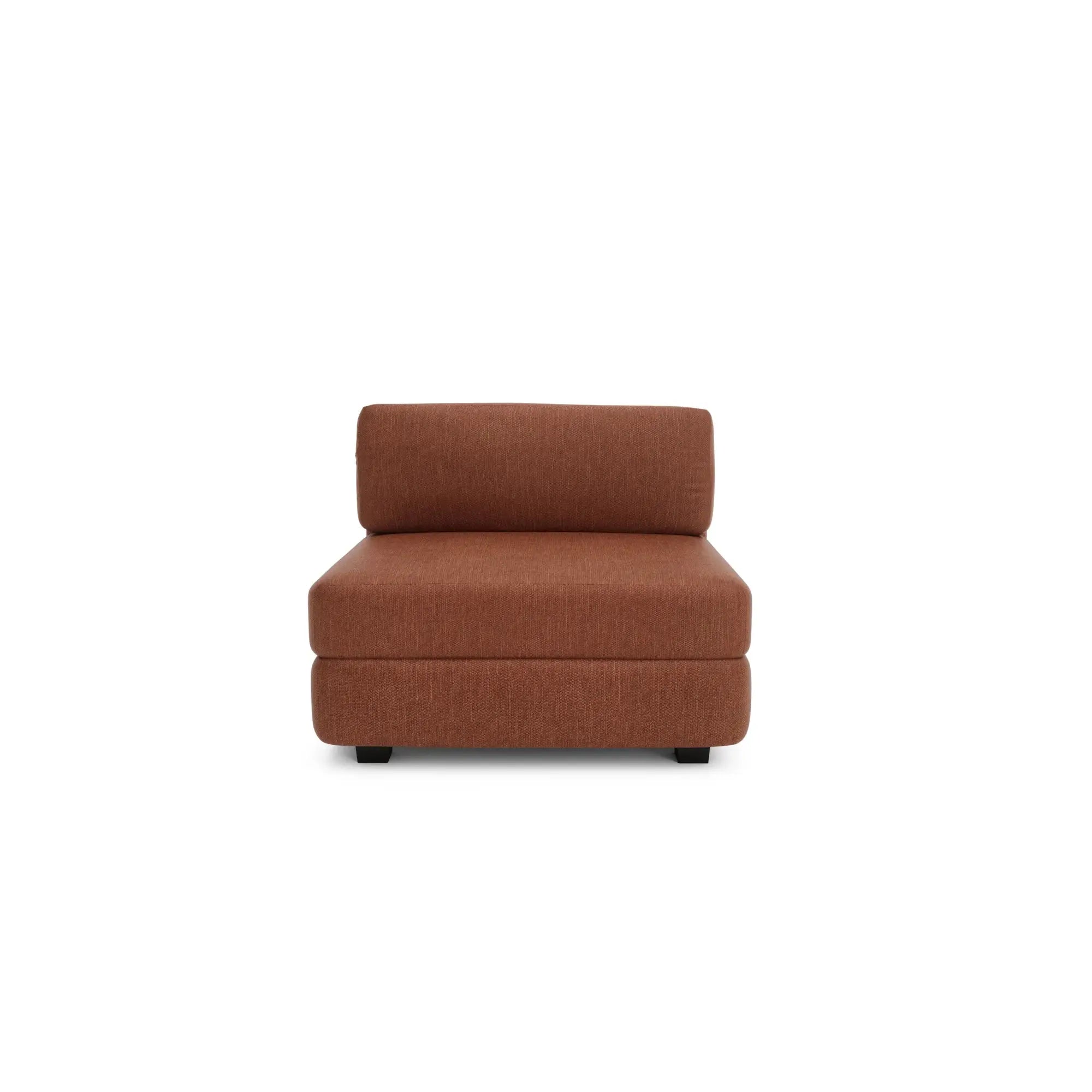 Divano Modulare GRACIA - Modulo Singolo Grande Terracotta