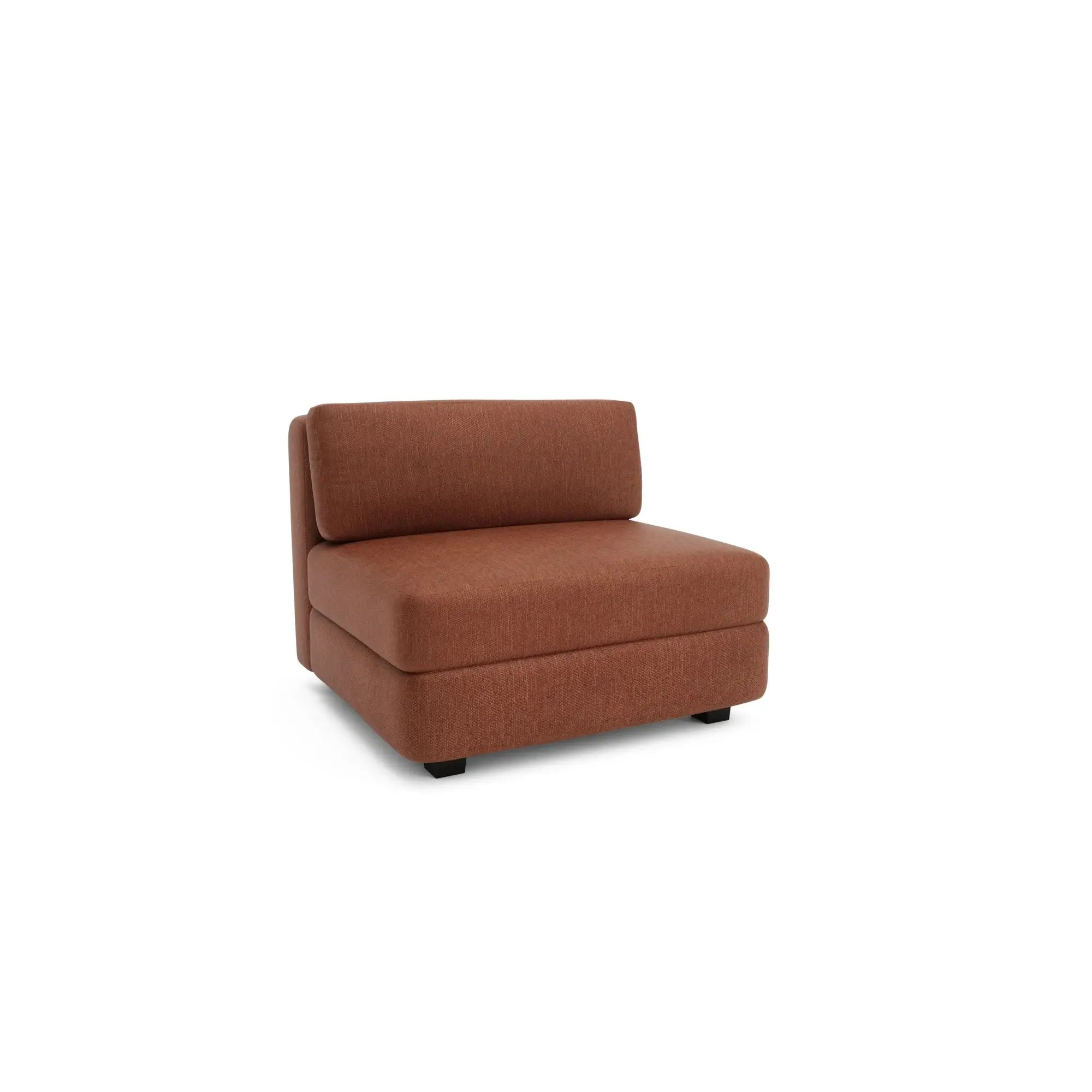 Divano Modulare GRACIA - Modulo Singolo Grande Terracotta