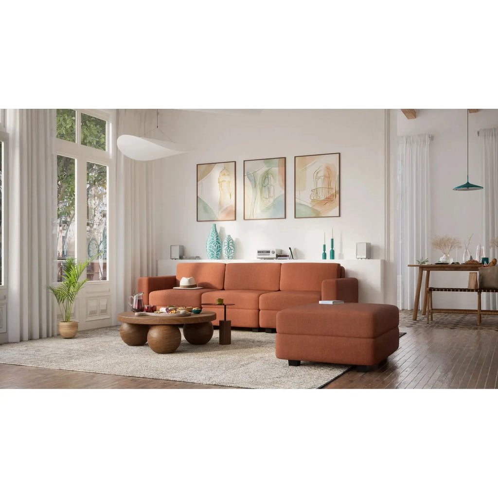 Divano Modulare GRACIA - Modulo Singolo Terracotta